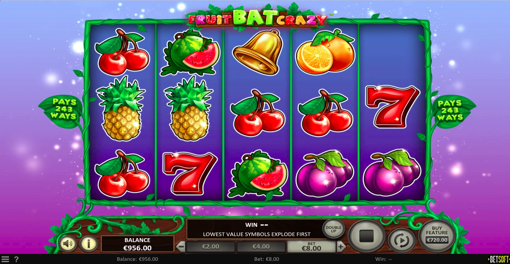 Fruit Bat Crazy - BetSoft