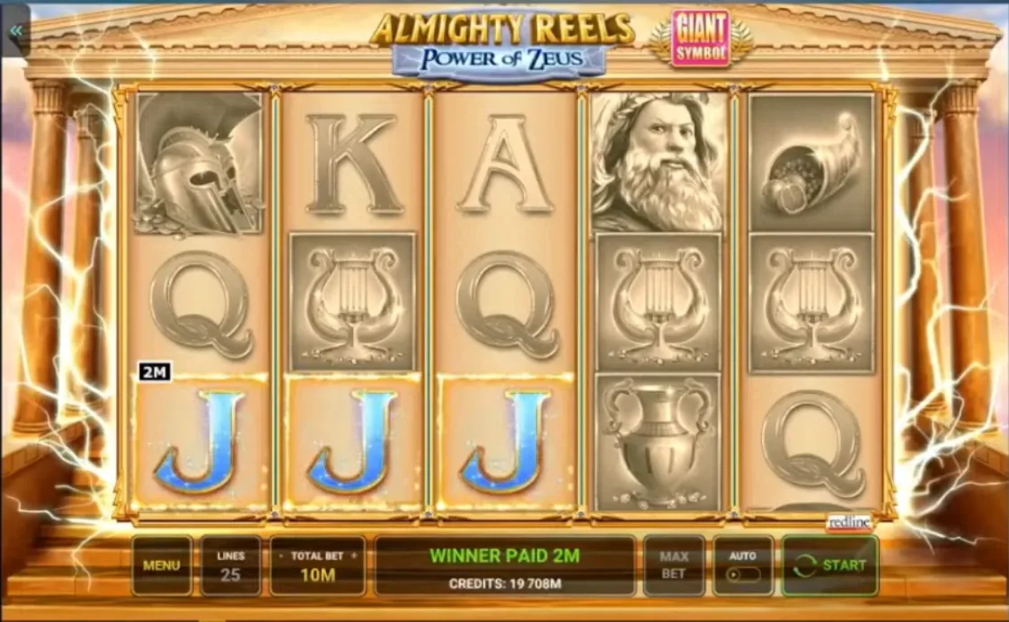 Almighty Reels Power Of Zeus - Novomatic