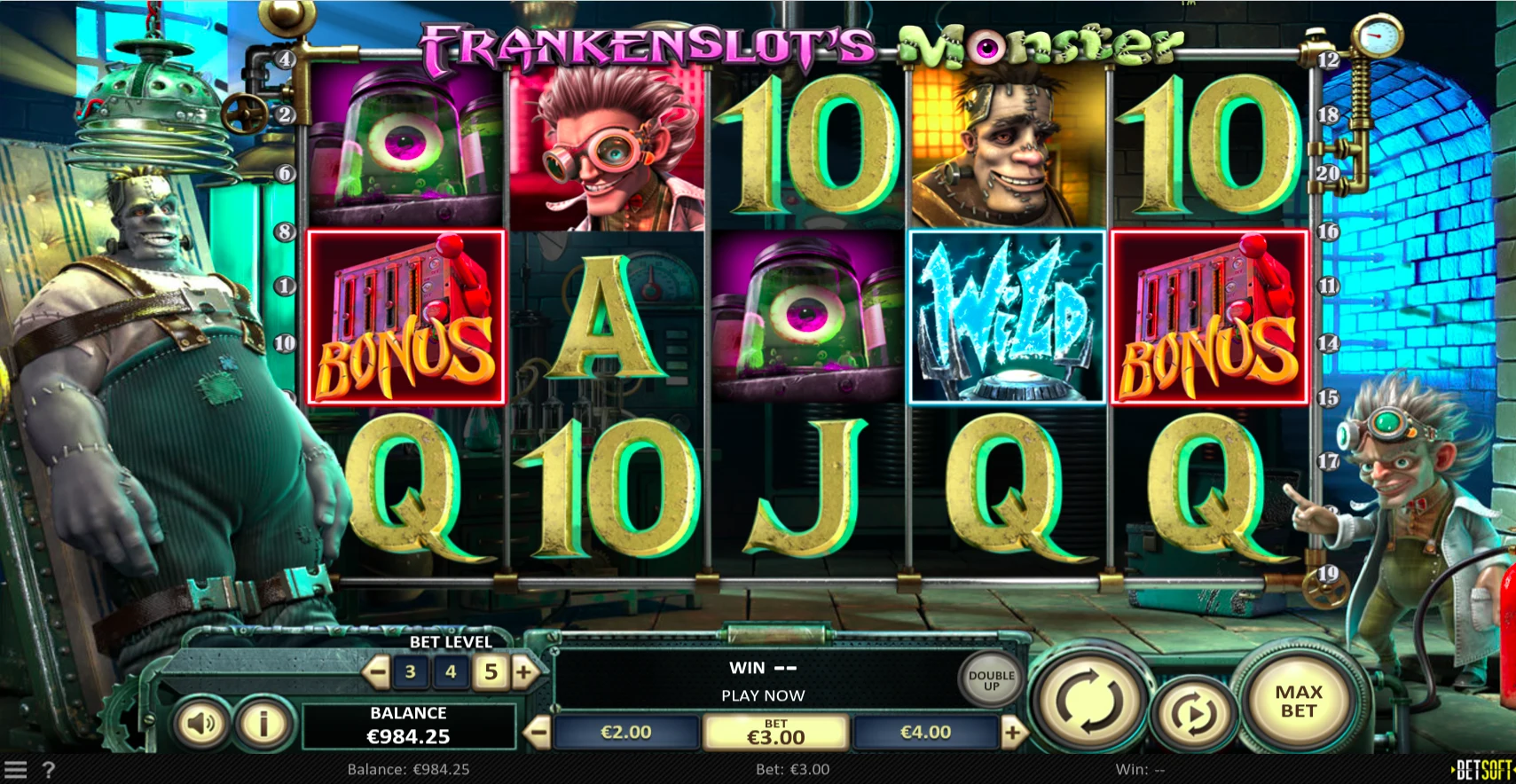 Frankenslot's Monster - BetSoft