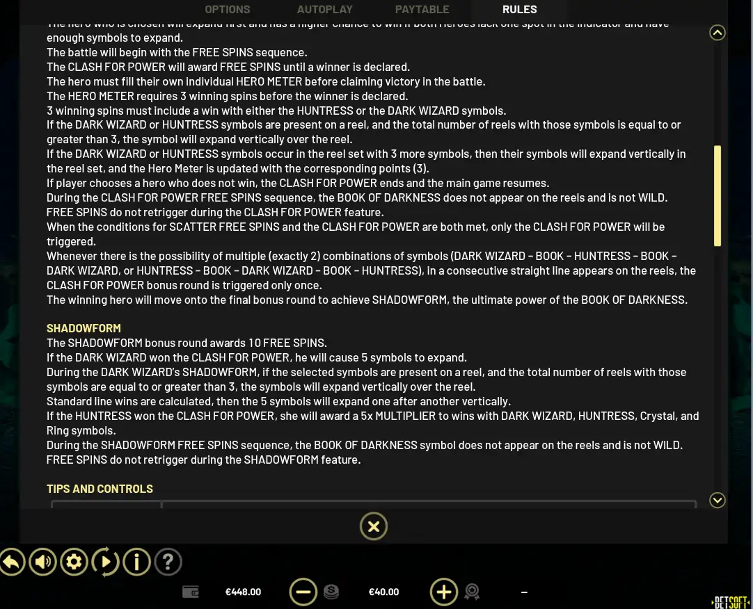 Book of Darkness - BetSoft