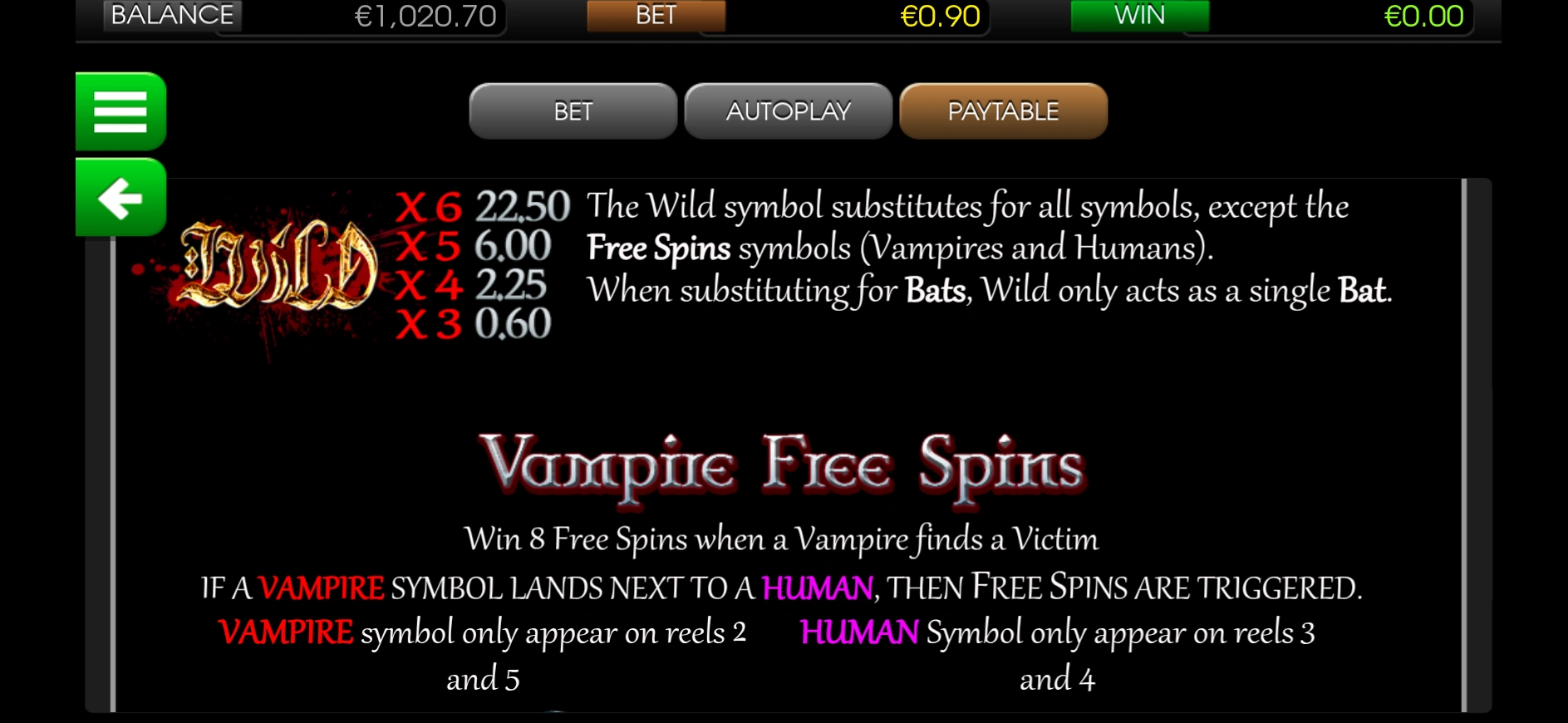 Blood Eternal - BetSoft