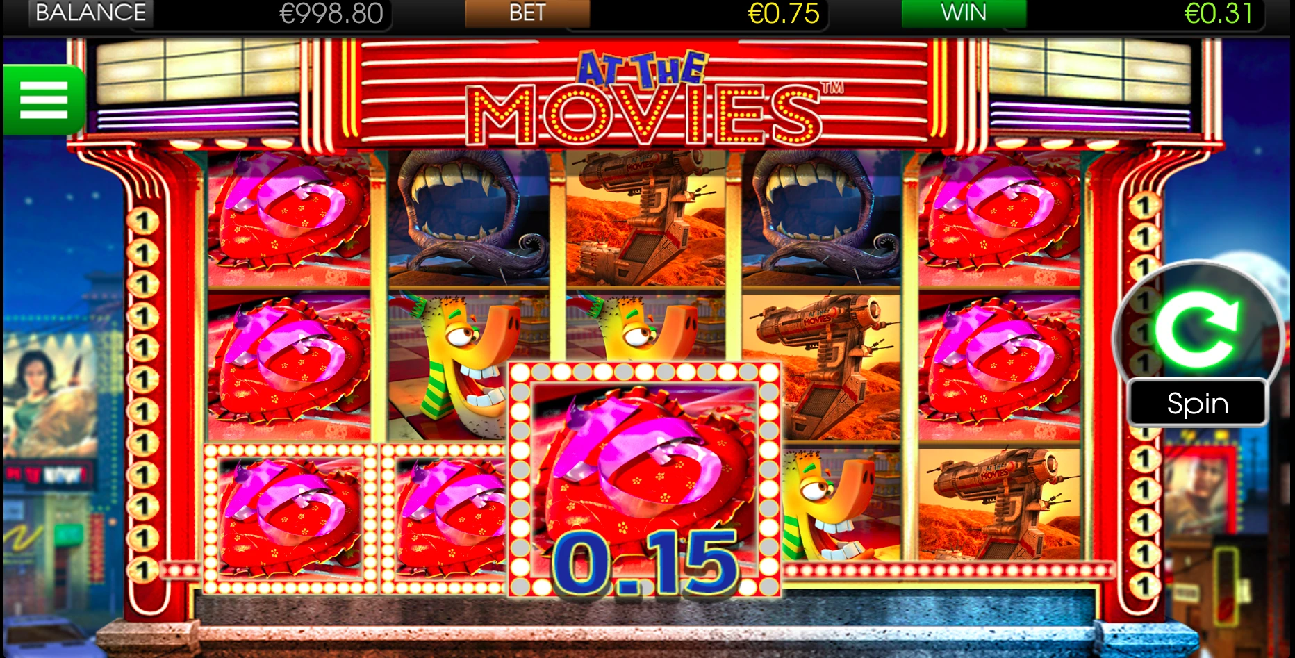 At the Movies - BetSoft
