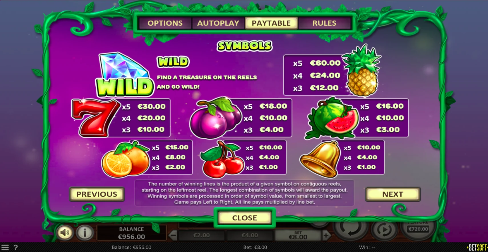 Fruit Bat Crazy - BetSoft