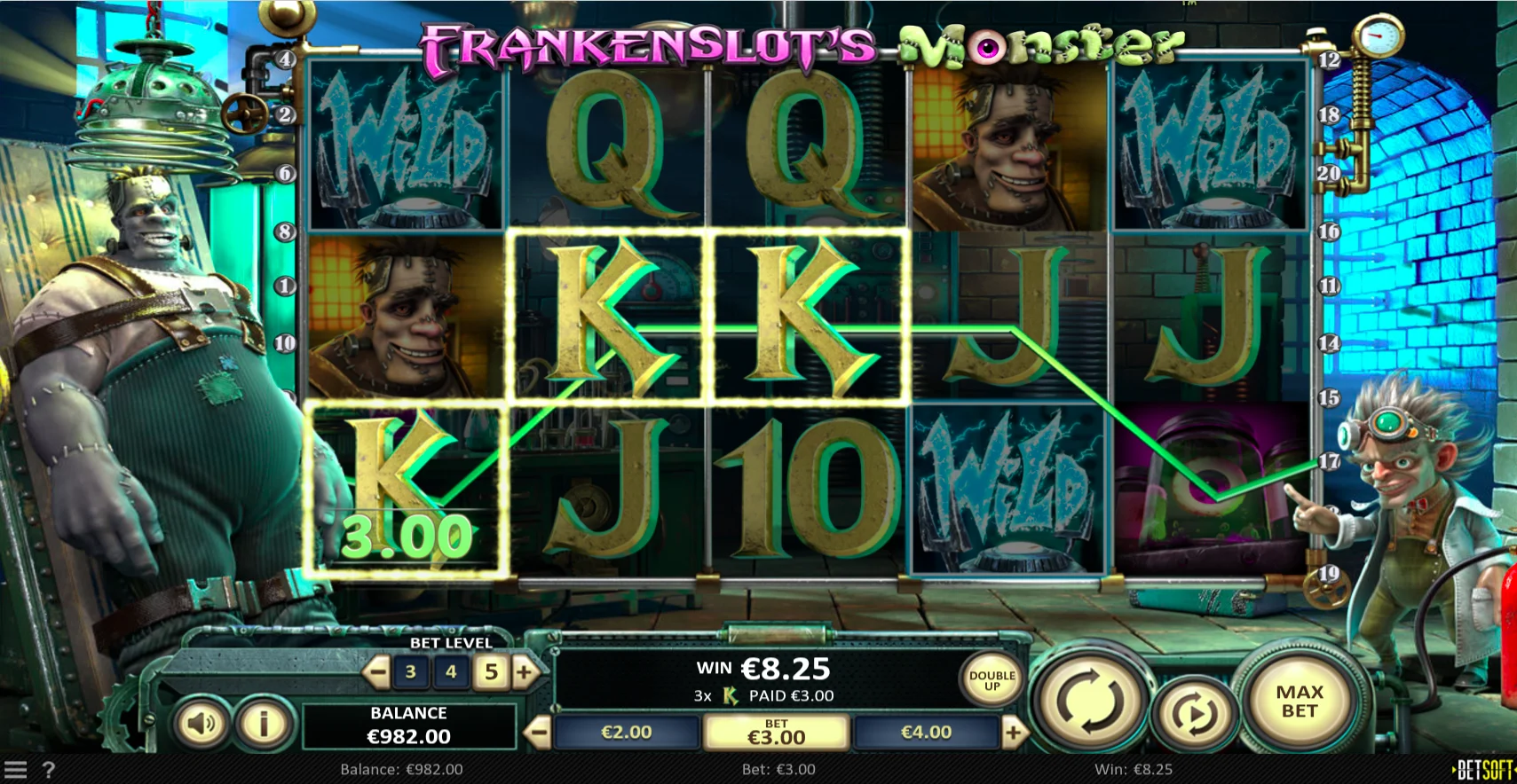 Frankenslot's Monster - BetSoft