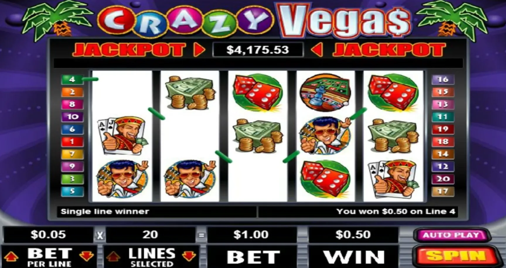 Crazy Vegas - Realtime Gaming RTG