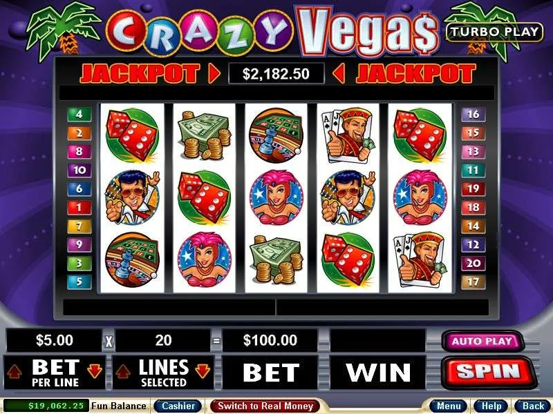Crazy Vegas - Realtime Gaming RTG
