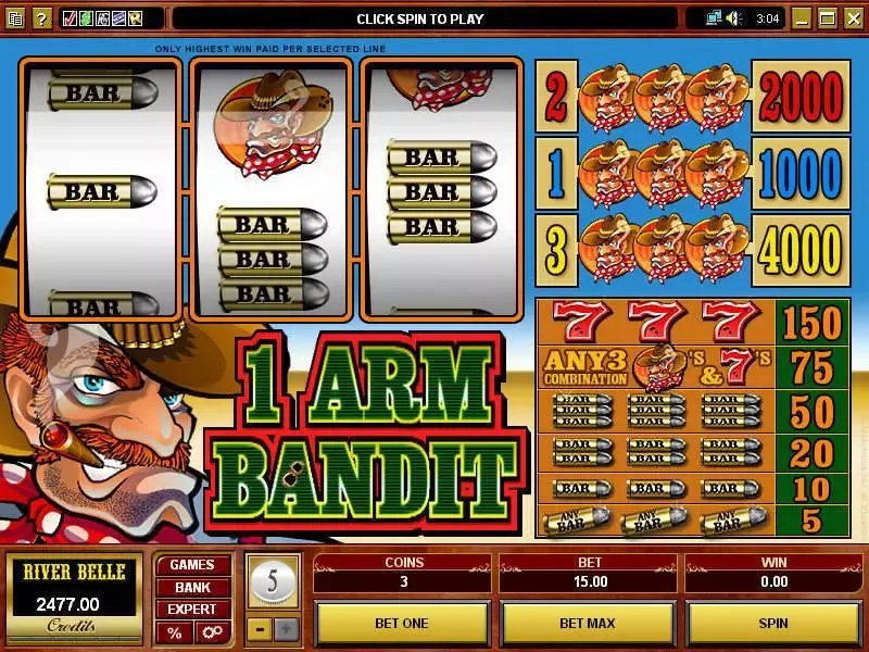 1 Arm Bandit - MicroGaming