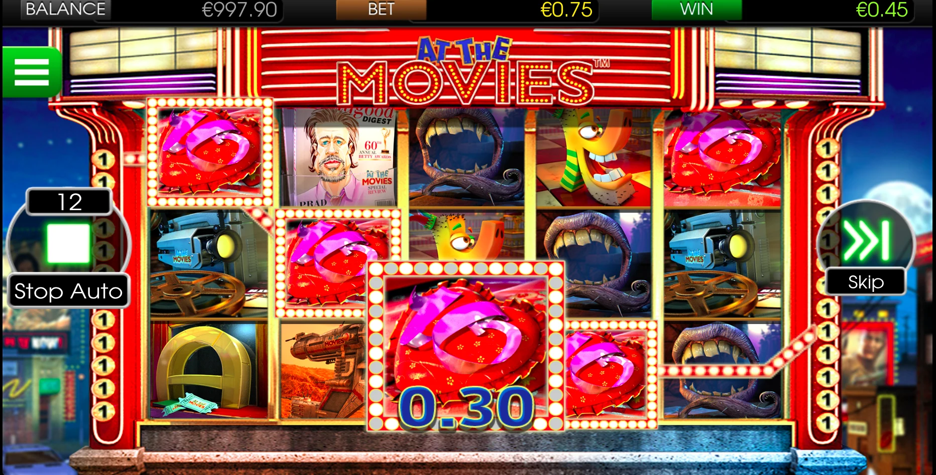 At the Movies - BetSoft