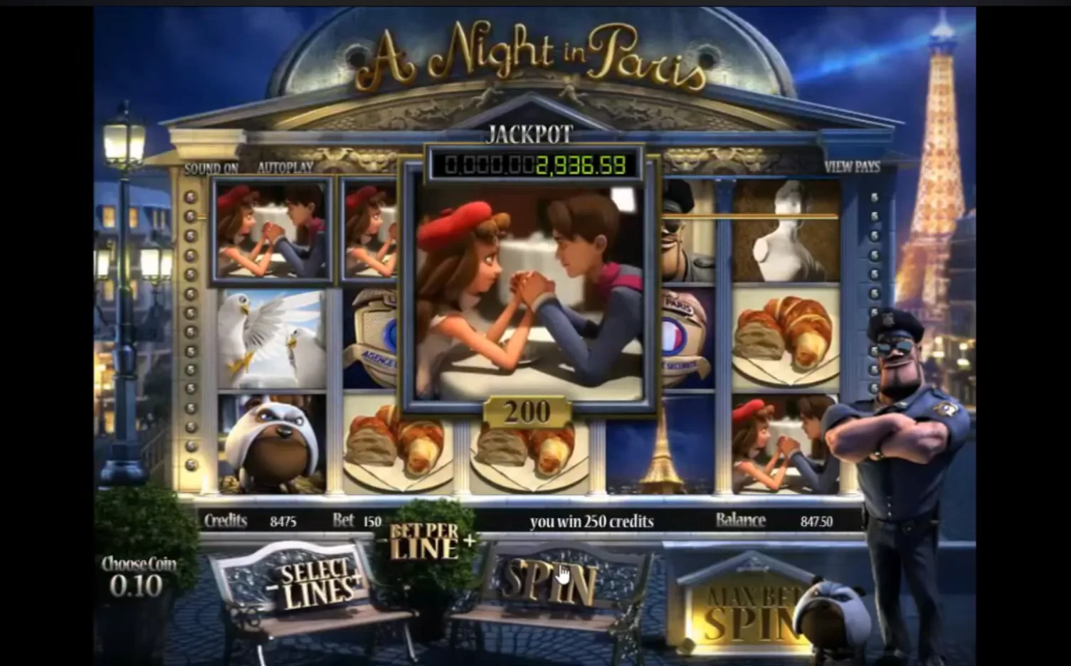 A Night in Paris - BetSoft