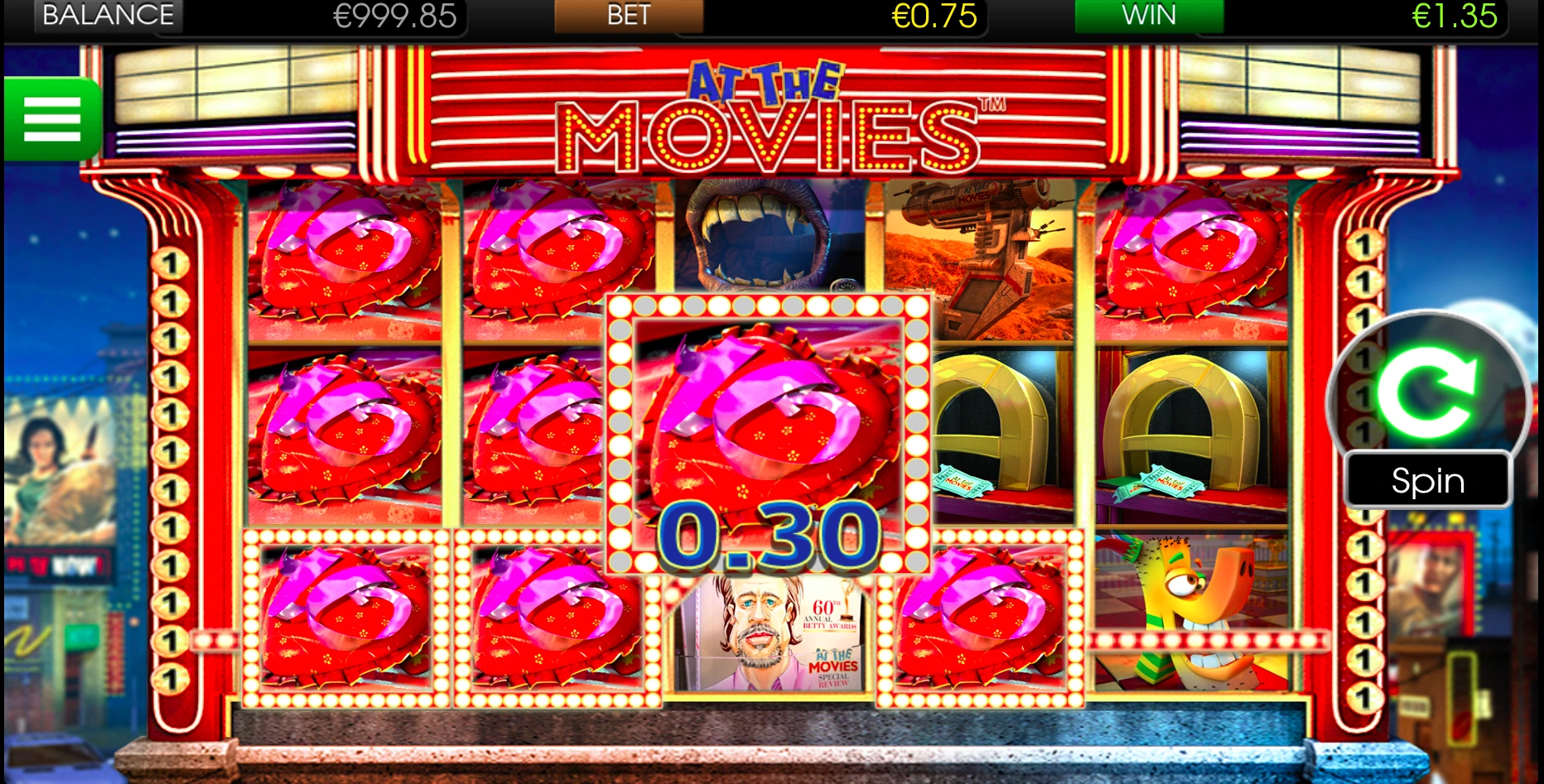 At the Movies - BetSoft