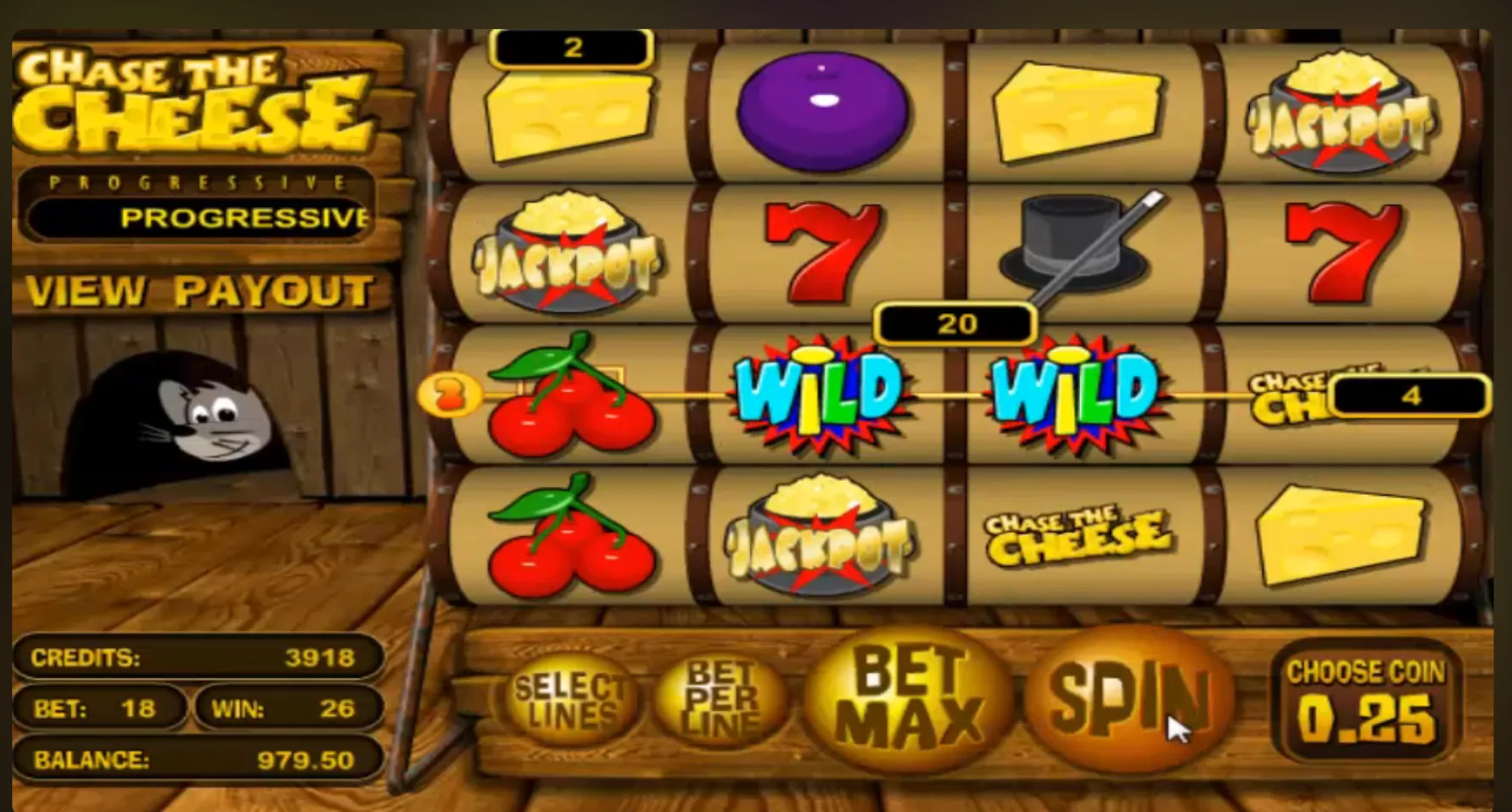 Chase the Cheese - BetSoft
