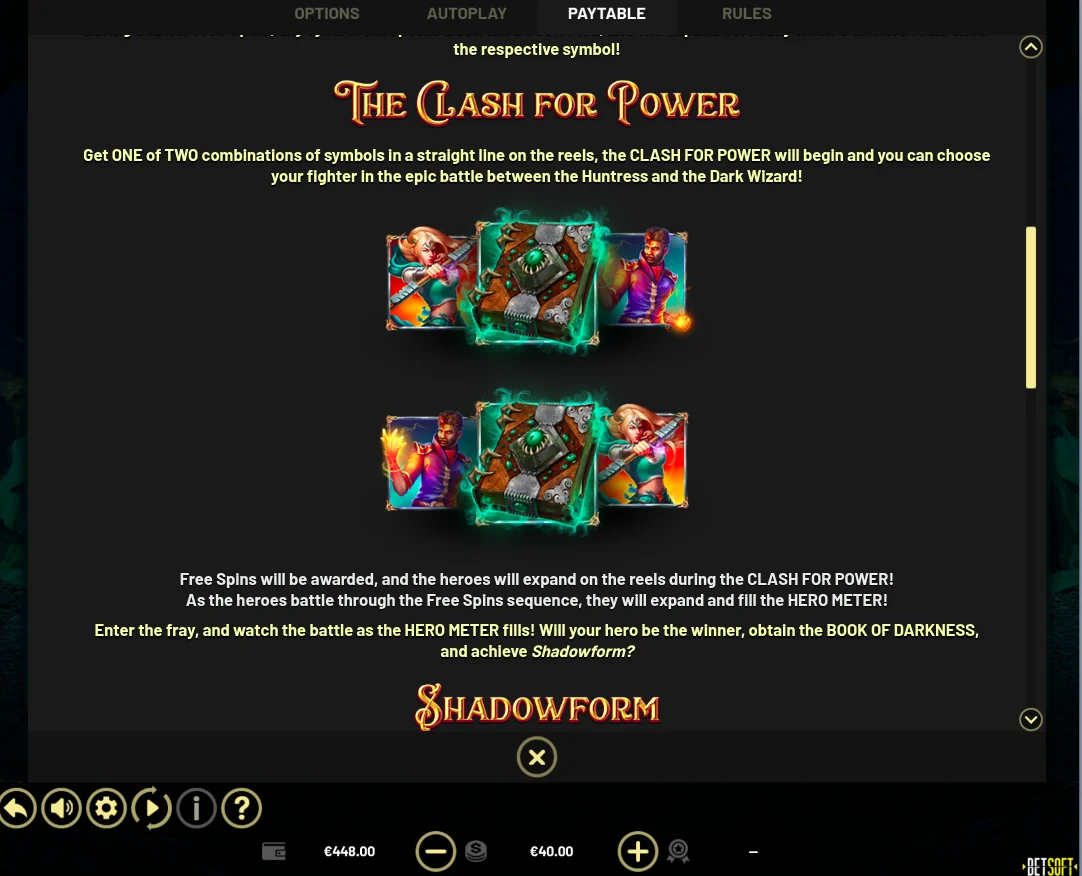 Book of Darkness - BetSoft