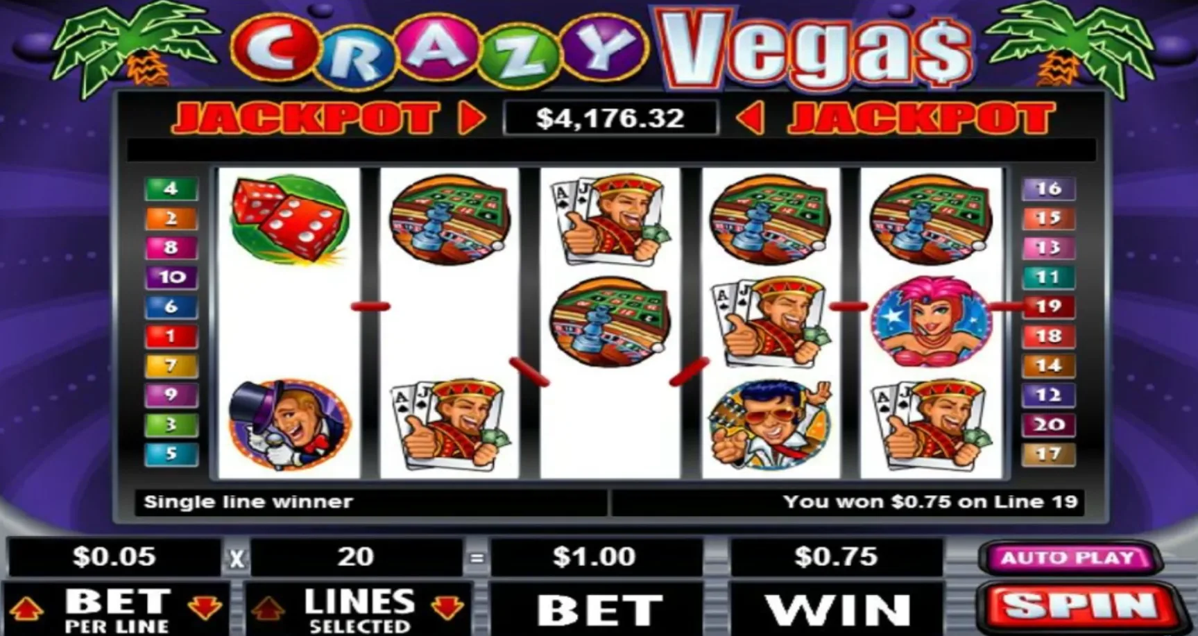 Crazy Vegas - Realtime Gaming RTG